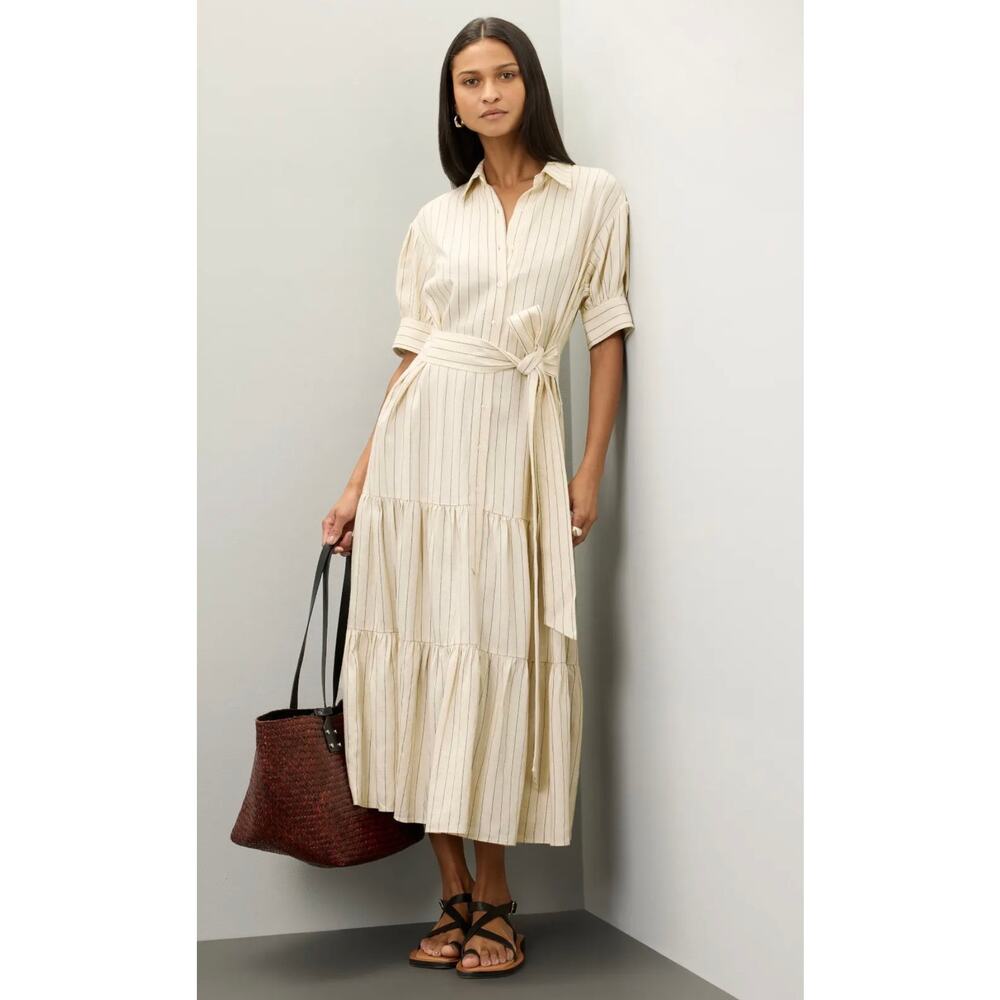 Marissa Webb x RTR | Tie Waist Linen Dress | Women’s Size 6